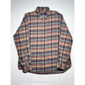 Polo Ralph Lauren Mens Plaid Button Down Shirt Long Sleeve Classic Fit XL